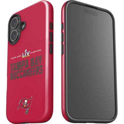 NFL Super Bowl LV Champions Tampa Bay Buccaneers iPhone 16 Plus Impact Case
